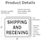 Signmission Shipping And Receiving Warehouse, 5 in W x Rectangle, Vinyl Decal OS-2PACK-MISC-D-35-L-19513 - alternate 5